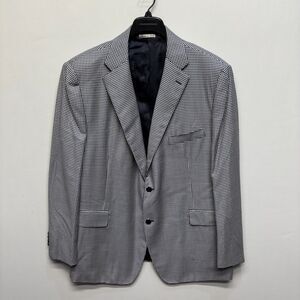 Belvest Men Blazer Jacket Sport Coat Size 54 Wool Silk Blend D099 -1